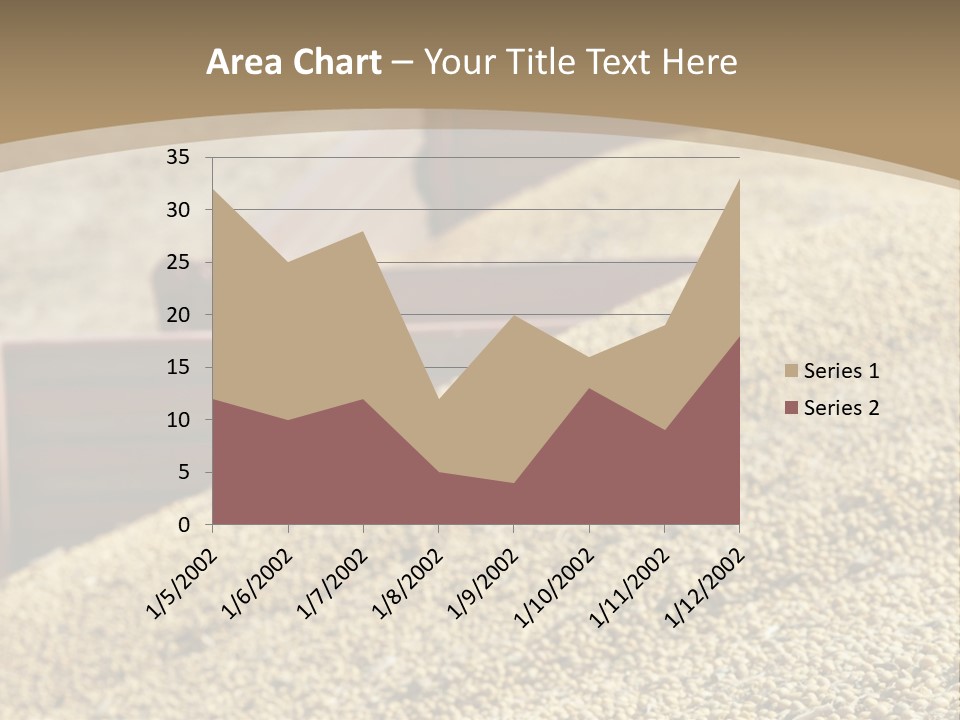 A Large Pile Of Grain Sitting On Top Of A Field PowerPoint Template