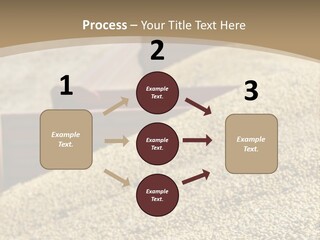A Large Pile Of Grain Sitting On Top Of A Field PowerPoint Template