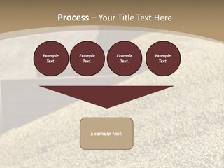 A Large Pile Of Grain Sitting On Top Of A Field PowerPoint Template