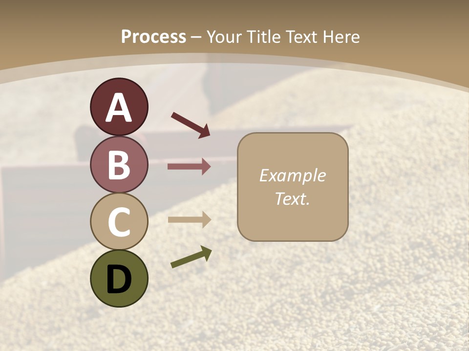 A Large Pile Of Grain Sitting On Top Of A Field PowerPoint Template