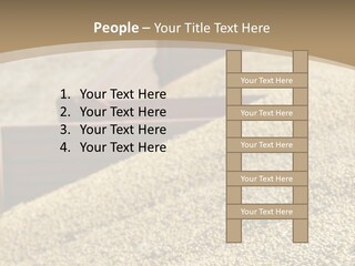 A Large Pile Of Grain Sitting On Top Of A Field PowerPoint Template