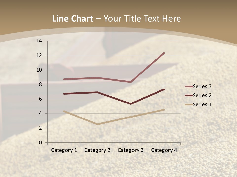 A Large Pile Of Grain Sitting On Top Of A Field PowerPoint Template