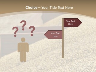 A Large Pile Of Grain Sitting On Top Of A Field PowerPoint Template