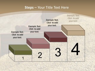 A Large Pile Of Grain Sitting On Top Of A Field PowerPoint Template