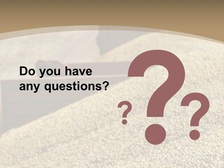 A Large Pile Of Grain Sitting On Top Of A Field PowerPoint Template