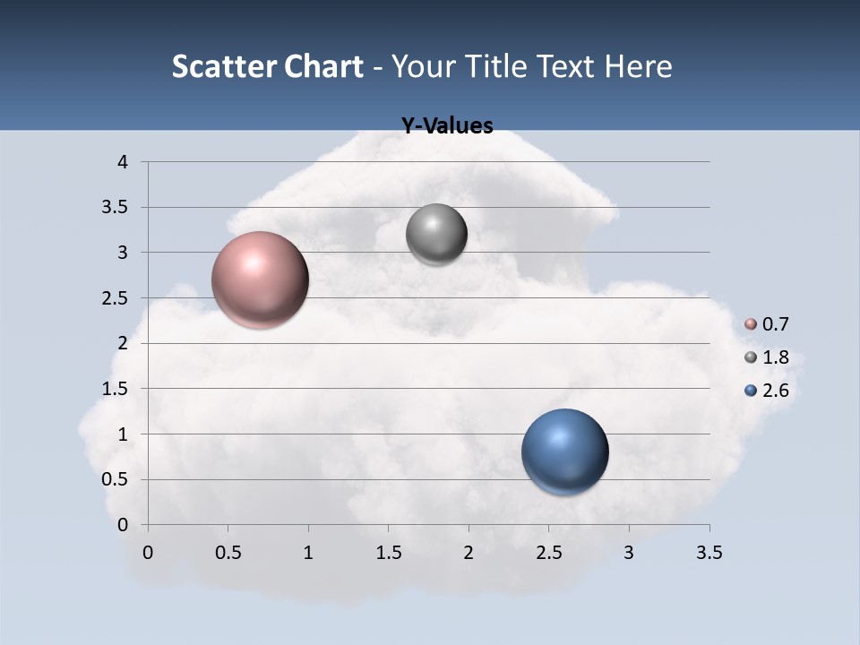 A Cloud With A House On Top Of It PowerPoint Template
