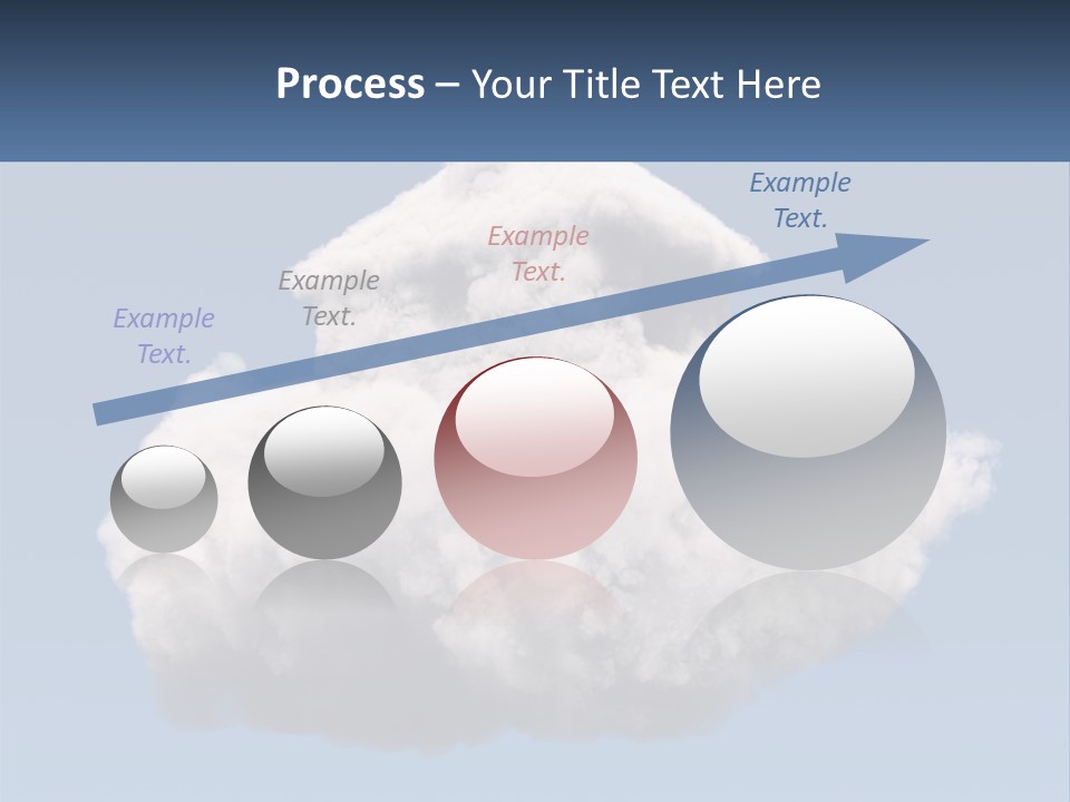 A Cloud With A House On Top Of It PowerPoint Template