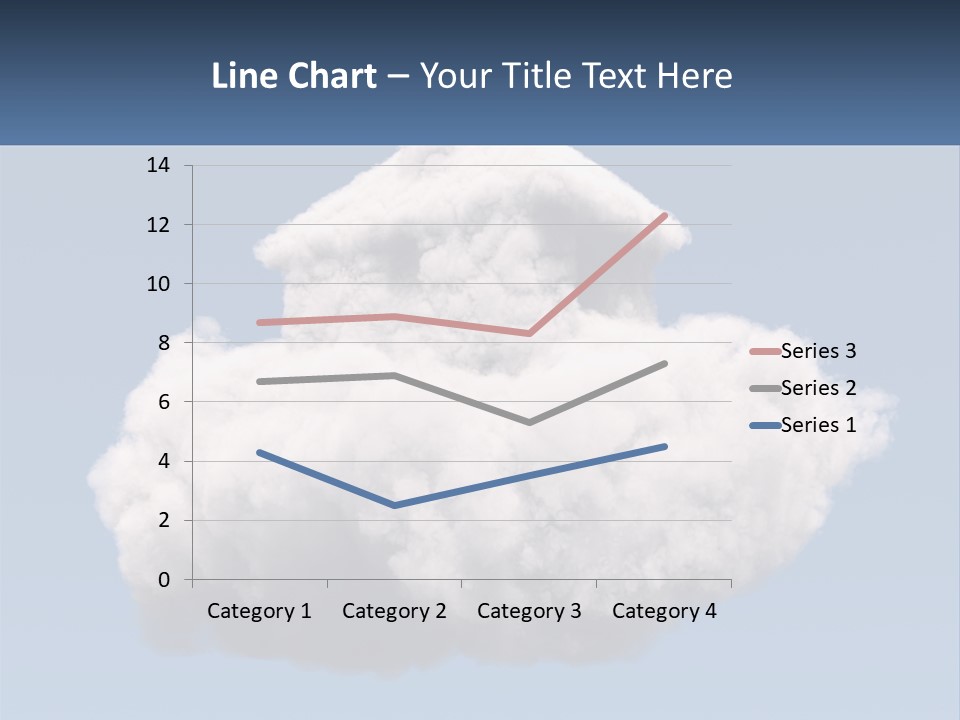 A Cloud With A House On Top Of It PowerPoint Template