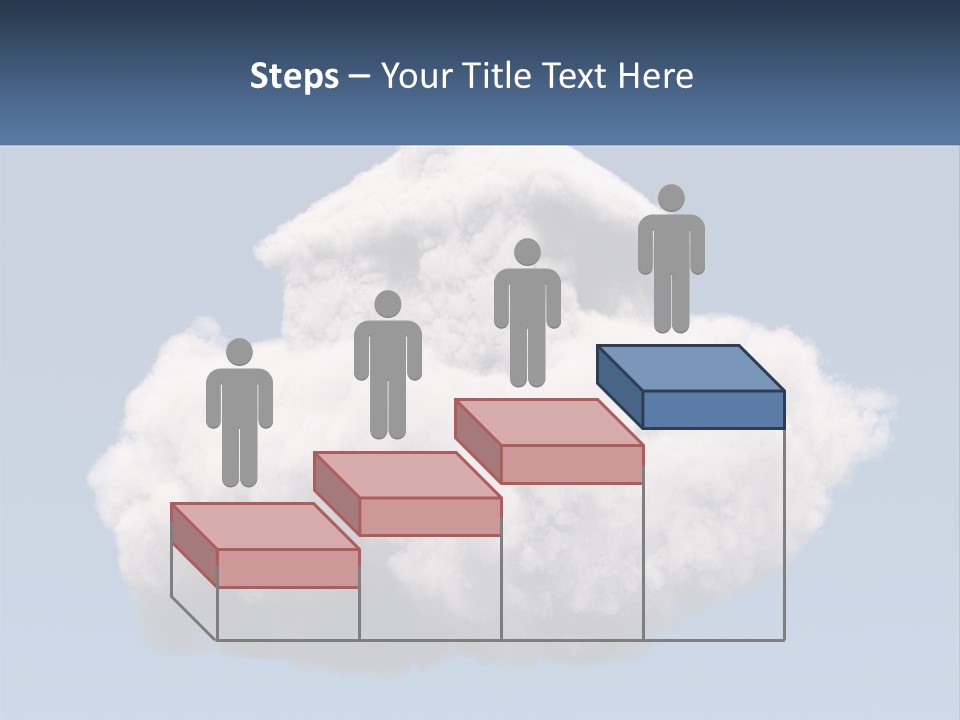 A Cloud With A House On Top Of It PowerPoint Template