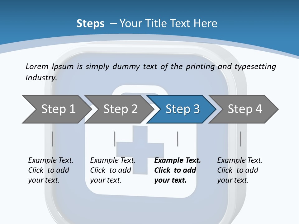A Blue And White Medical Powerpoint Presentation PowerPoint Template