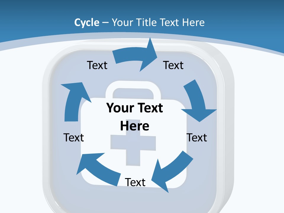 A Blue And White Medical Powerpoint Presentation PowerPoint Template