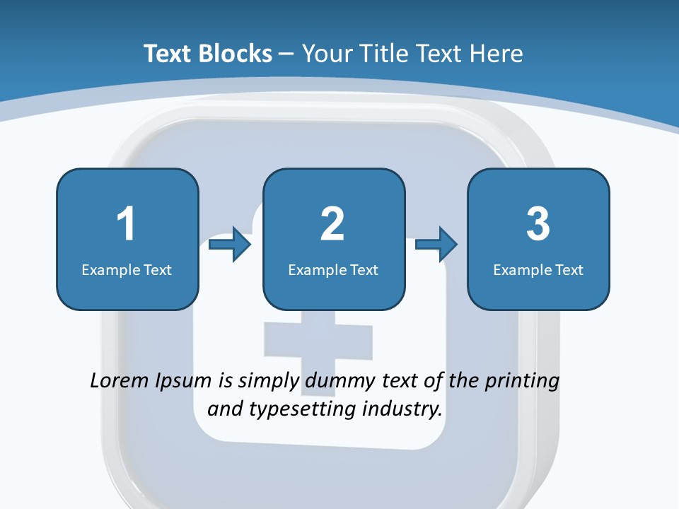 A Blue And White Medical Powerpoint Presentation PowerPoint Template
