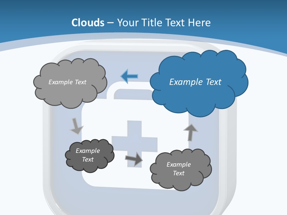 A Blue And White Medical Powerpoint Presentation PowerPoint Template
