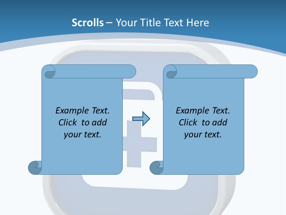 A Blue And White Medical Powerpoint Presentation PowerPoint Template