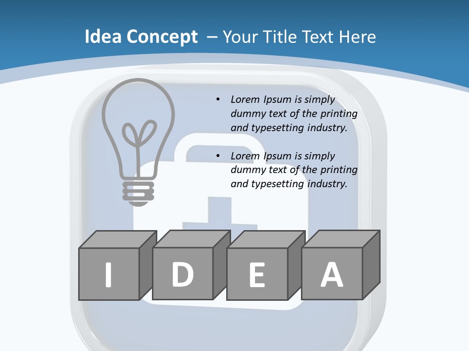 A Blue And White Medical Powerpoint Presentation PowerPoint Template