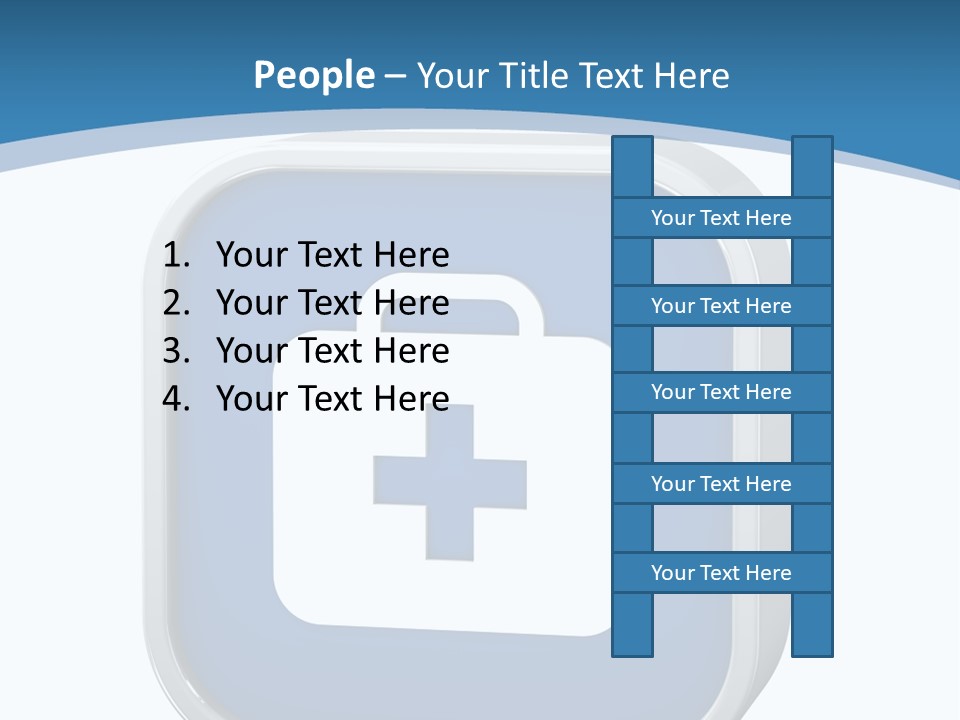 A Blue And White Medical Powerpoint Presentation PowerPoint Template