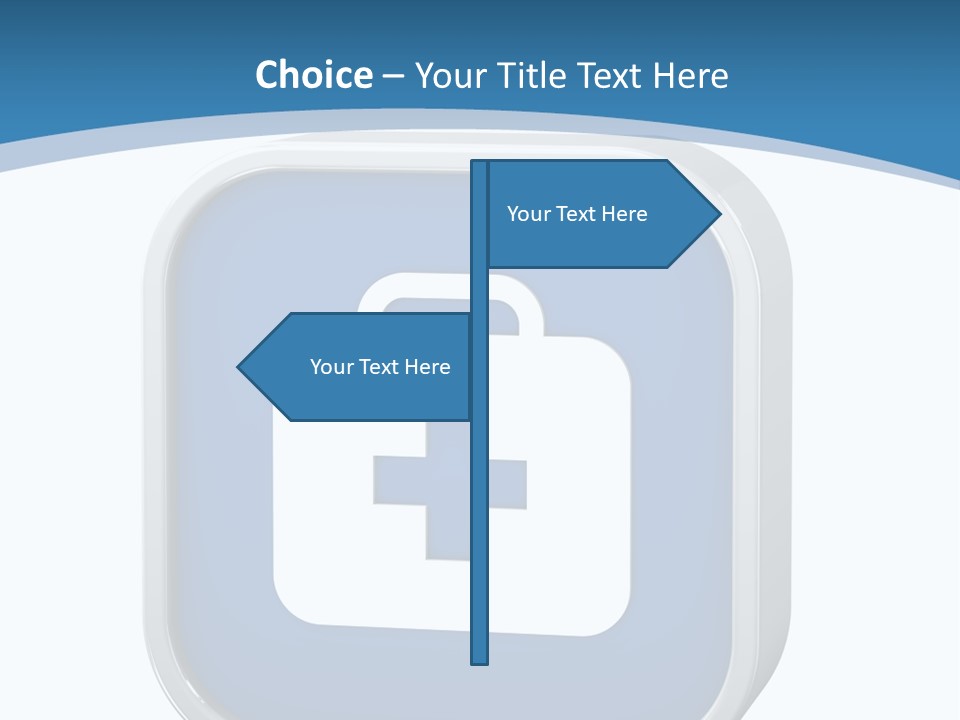 A Blue And White Medical Powerpoint Presentation PowerPoint Template