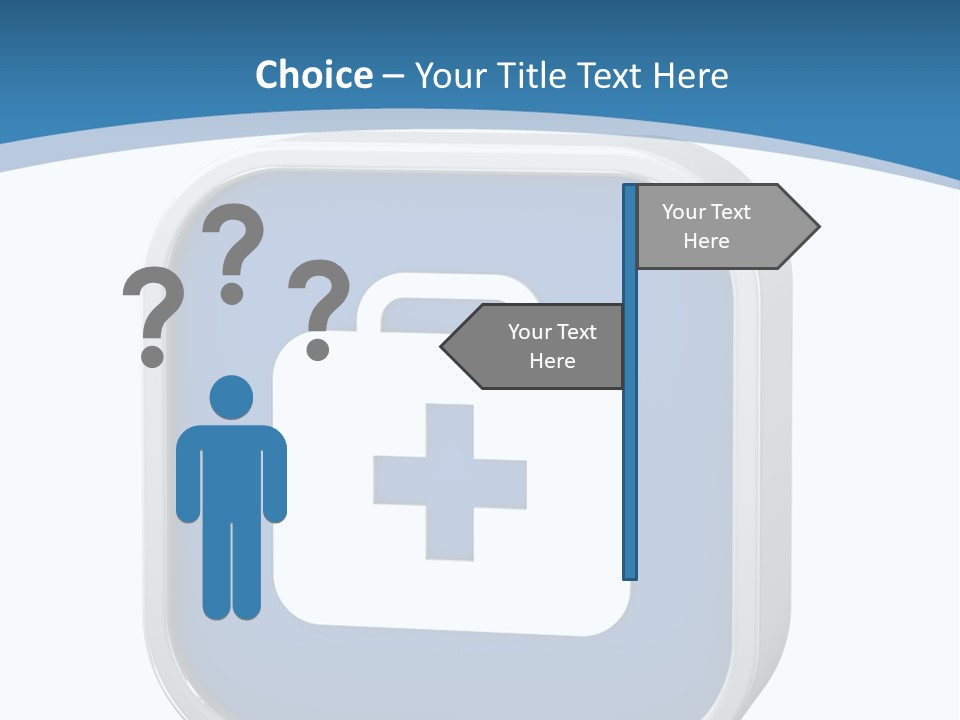 A Blue And White Medical Powerpoint Presentation PowerPoint Template