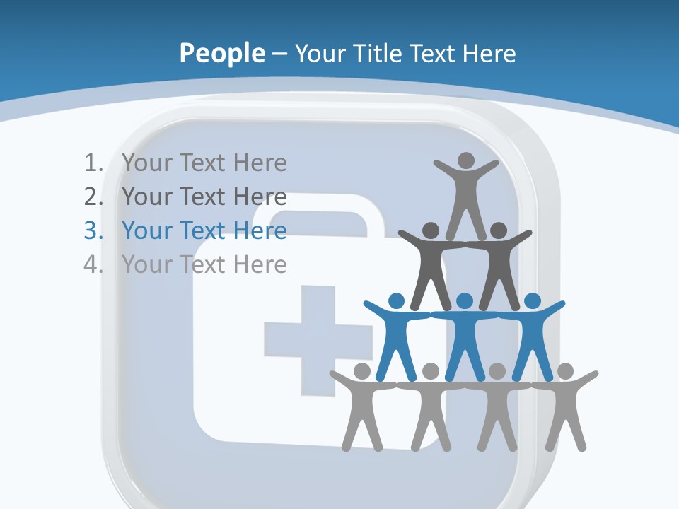 A Blue And White Medical Powerpoint Presentation PowerPoint Template