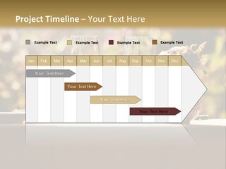 A Table Topped With Two Wine Glasses And A Vase Filled With Flowers PowerPoint Template