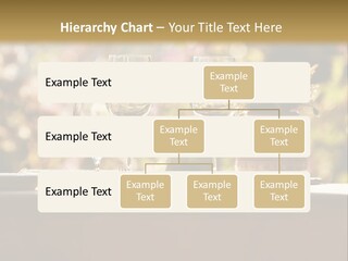A Table Topped With Two Wine Glasses And A Vase Filled With Flowers PowerPoint Template