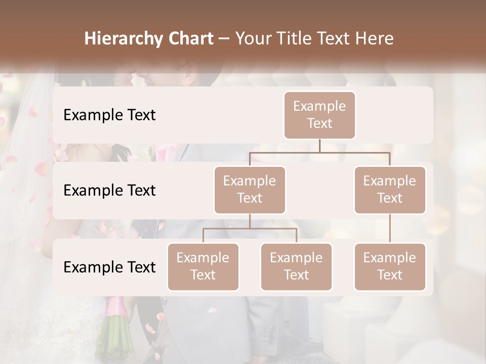 A Newly Married Couple Standing Next To Each Other PowerPoint Template