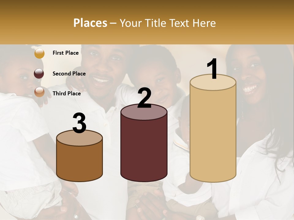 A Group Of People Posing For A Picture PowerPoint Template