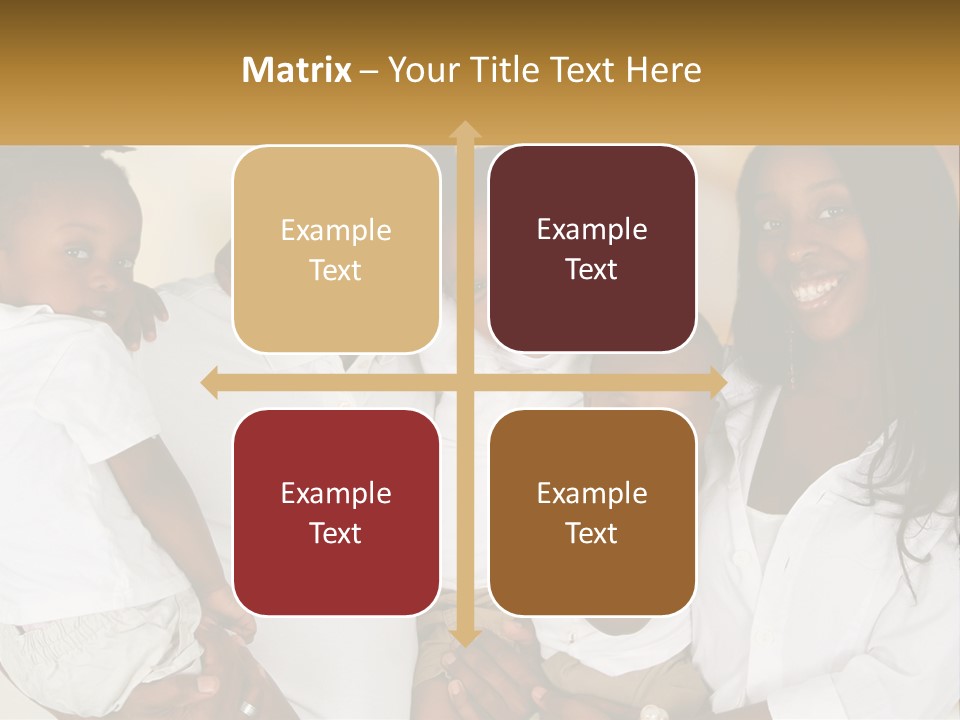 A Group Of People Posing For A Picture PowerPoint Template