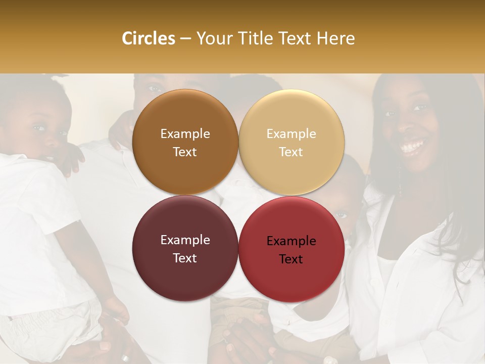 A Group Of People Posing For A Picture PowerPoint Template