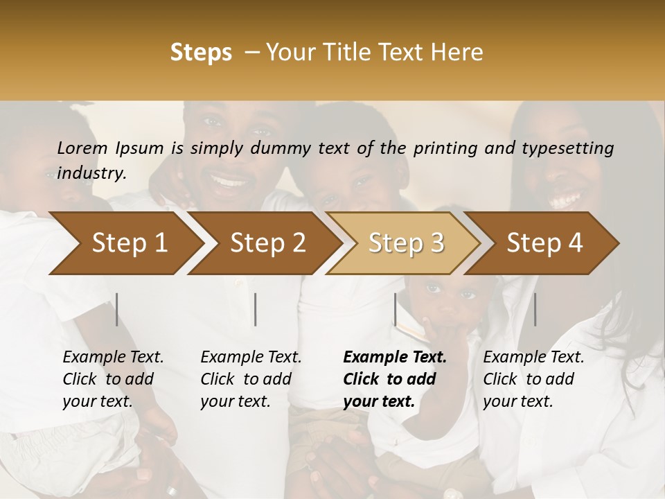 A Group Of People Posing For A Picture PowerPoint Template