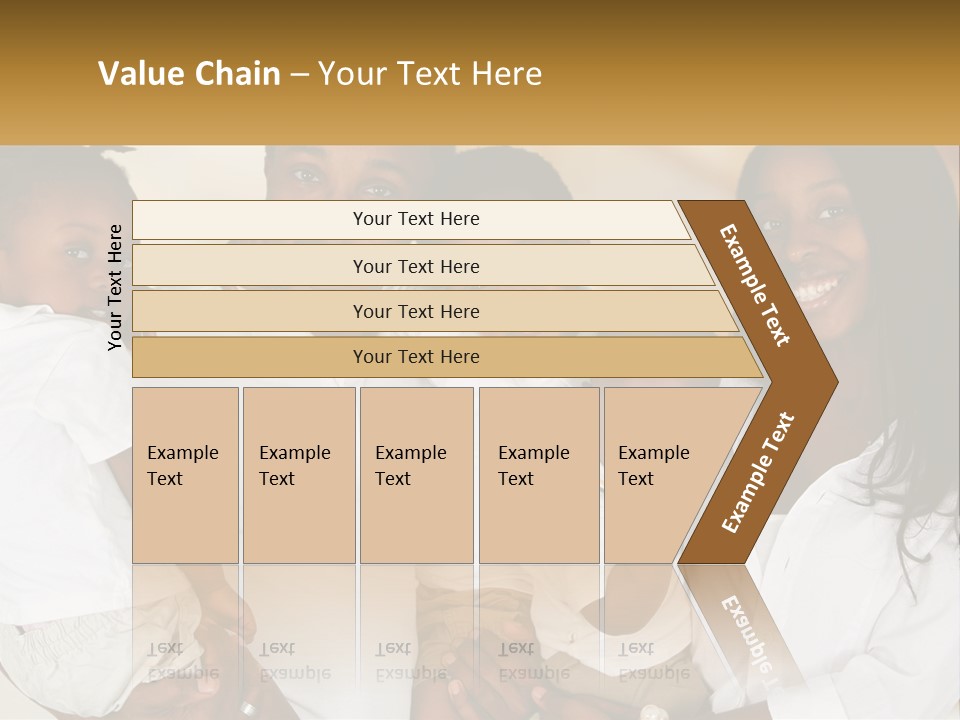A Group Of People Posing For A Picture PowerPoint Template