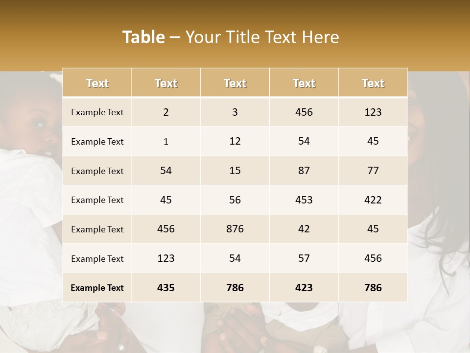 A Group Of People Posing For A Picture PowerPoint Template
