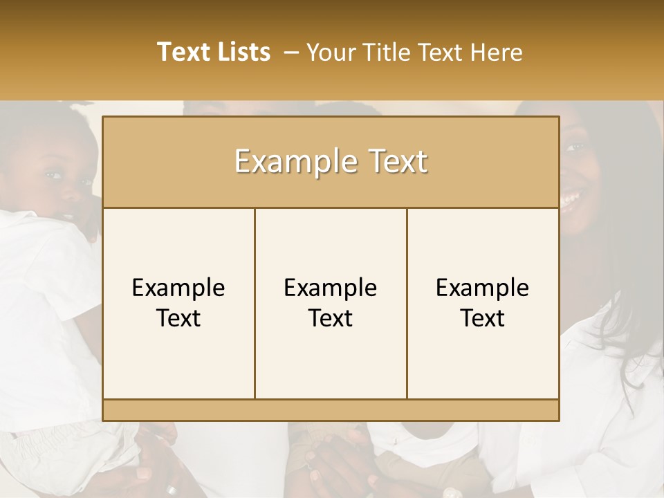 A Group Of People Posing For A Picture PowerPoint Template