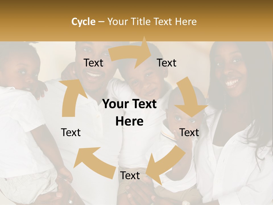 A Group Of People Posing For A Picture PowerPoint Template