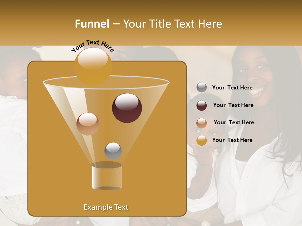 A Group Of People Posing For A Picture PowerPoint Template