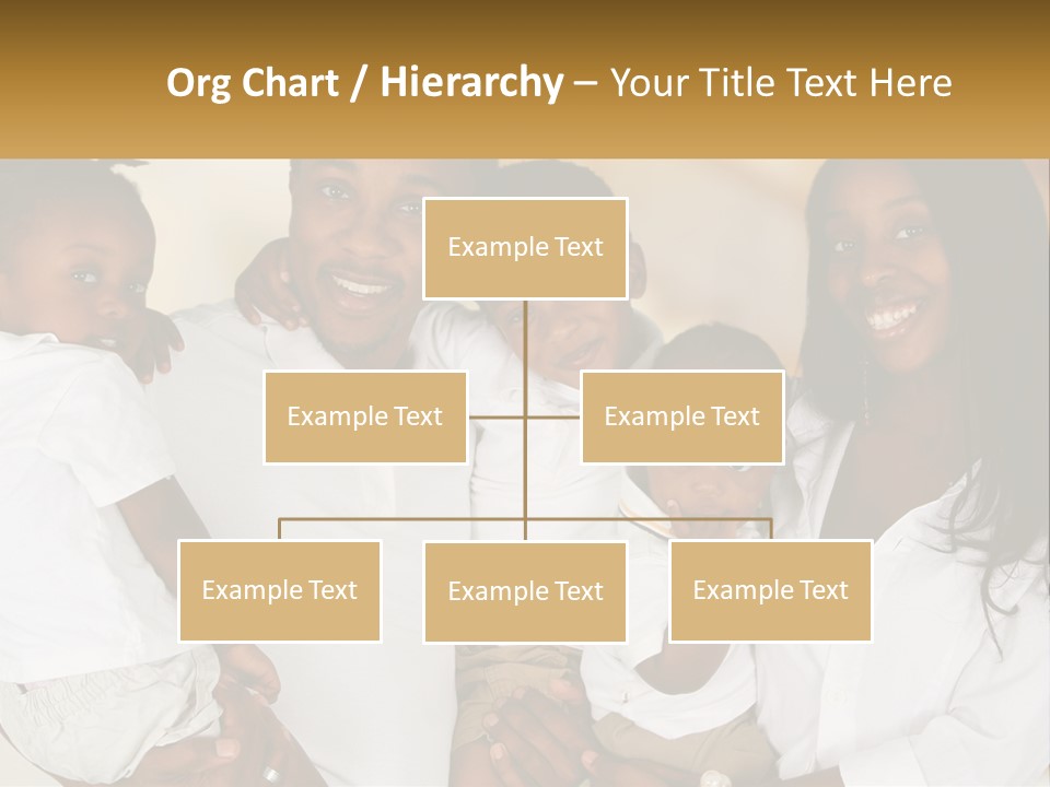 A Group Of People Posing For A Picture PowerPoint Template