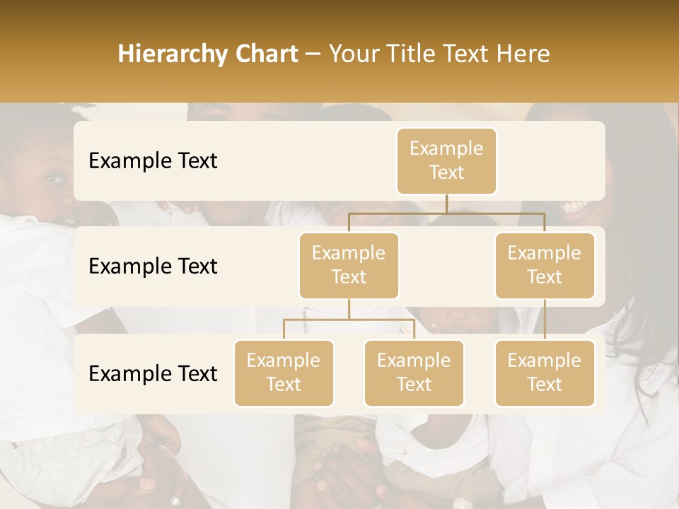 A Group Of People Posing For A Picture PowerPoint Template