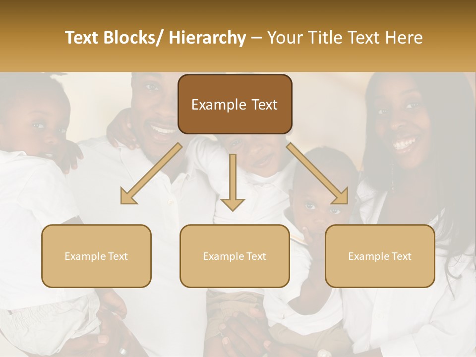 A Group Of People Posing For A Picture PowerPoint Template