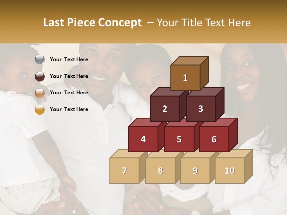 A Group Of People Posing For A Picture PowerPoint Template