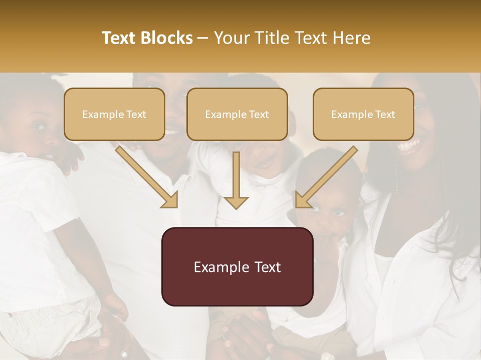 A Group Of People Posing For A Picture PowerPoint Template