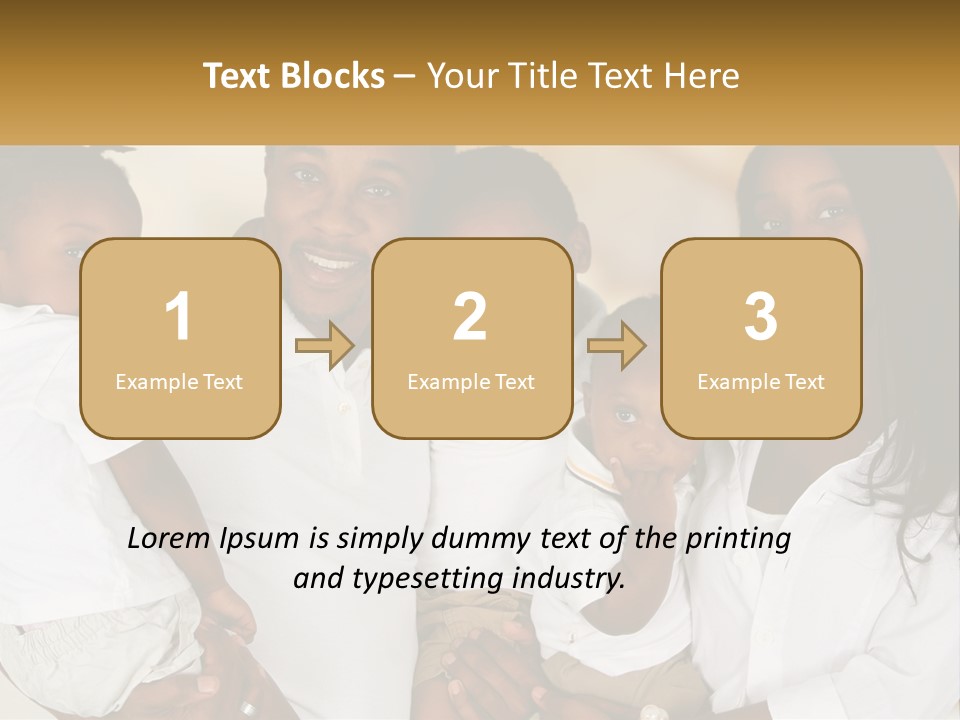 A Group Of People Posing For A Picture PowerPoint Template
