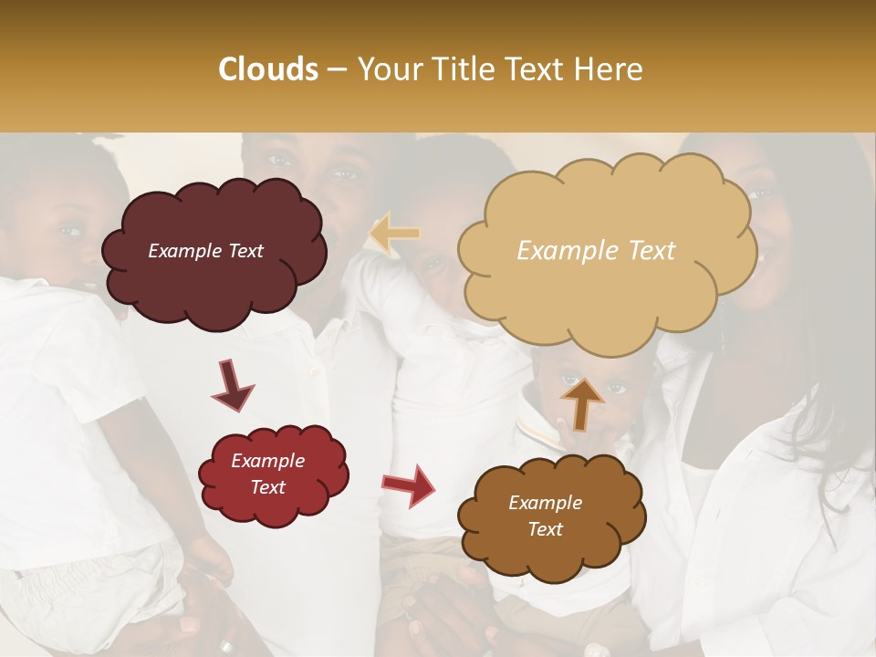 A Group Of People Posing For A Picture PowerPoint Template