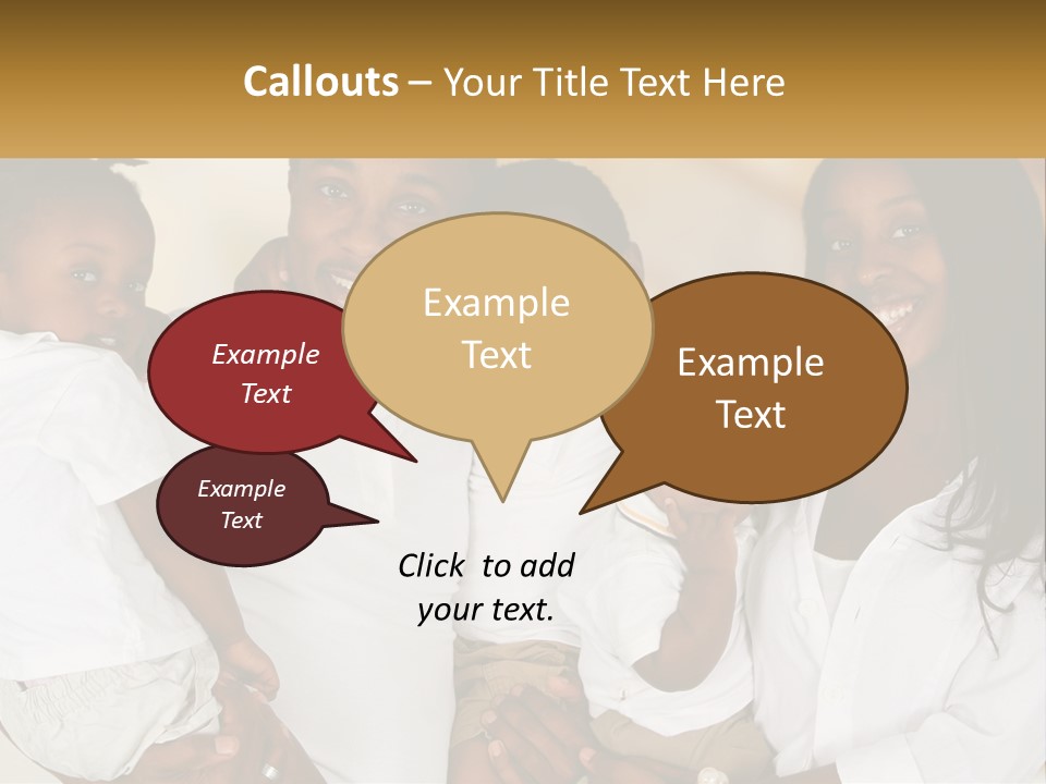 A Group Of People Posing For A Picture PowerPoint Template