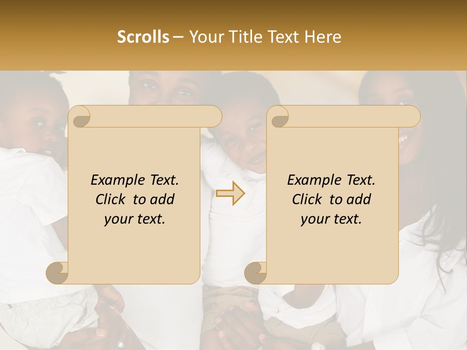 A Group Of People Posing For A Picture PowerPoint Template