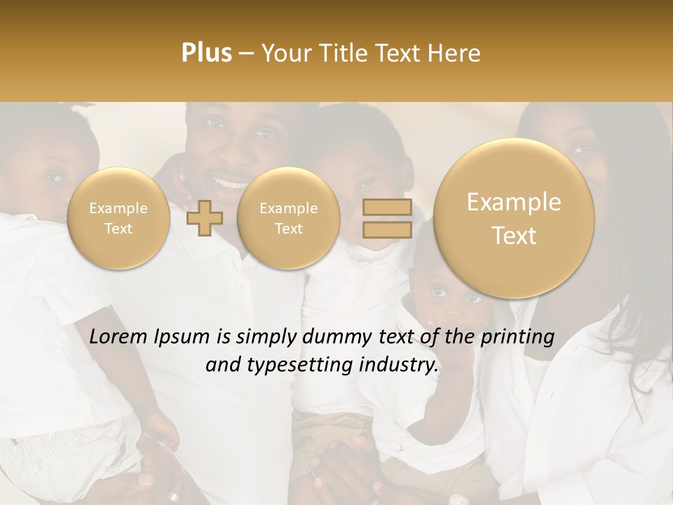 A Group Of People Posing For A Picture PowerPoint Template