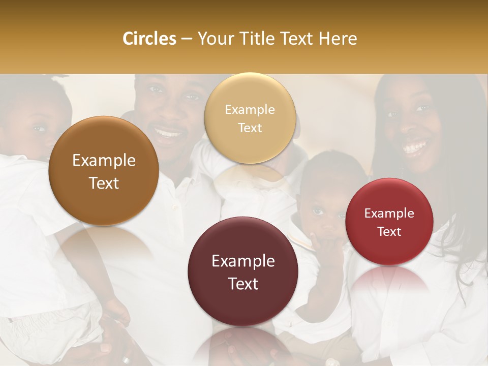 A Group Of People Posing For A Picture PowerPoint Template