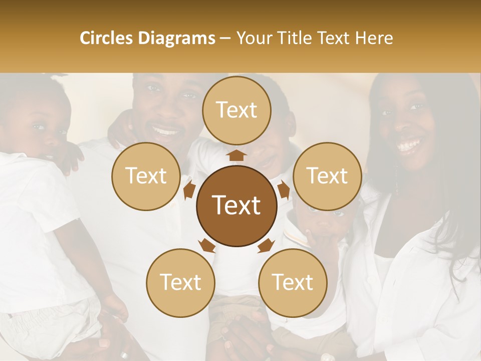 A Group Of People Posing For A Picture PowerPoint Template