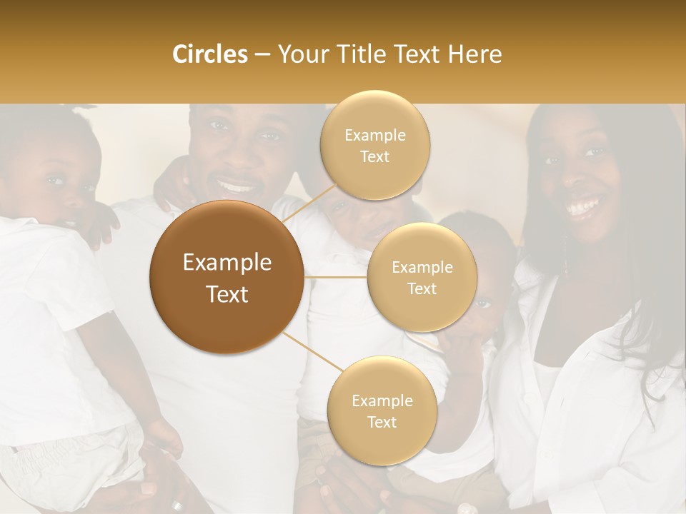 A Group Of People Posing For A Picture PowerPoint Template