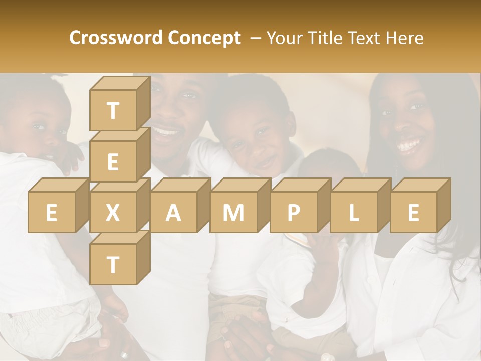 A Group Of People Posing For A Picture PowerPoint Template