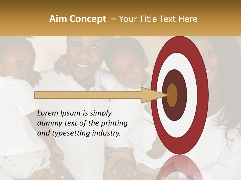 A Group Of People Posing For A Picture PowerPoint Template